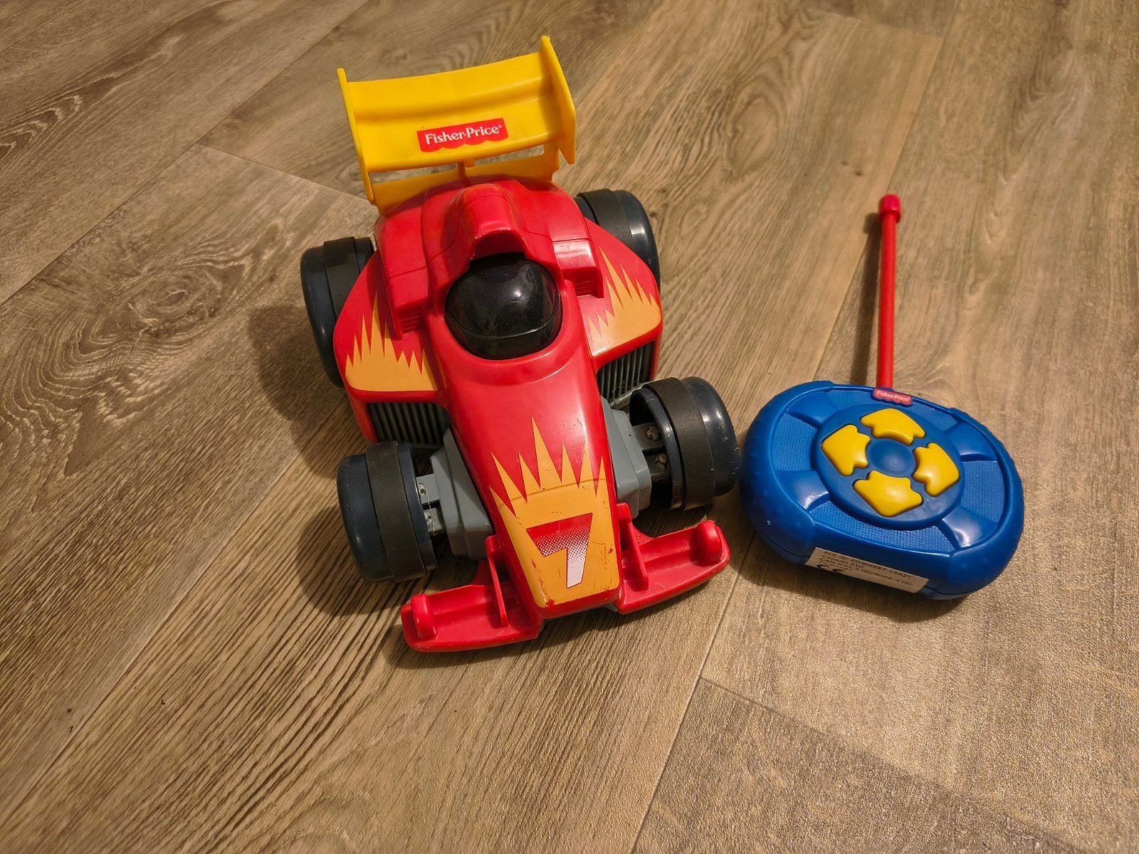 Fisher-Price Afstandsbestuurbare Raceauto, Ophalen of Verzenden, Gebruikt, Speelset, Met licht
