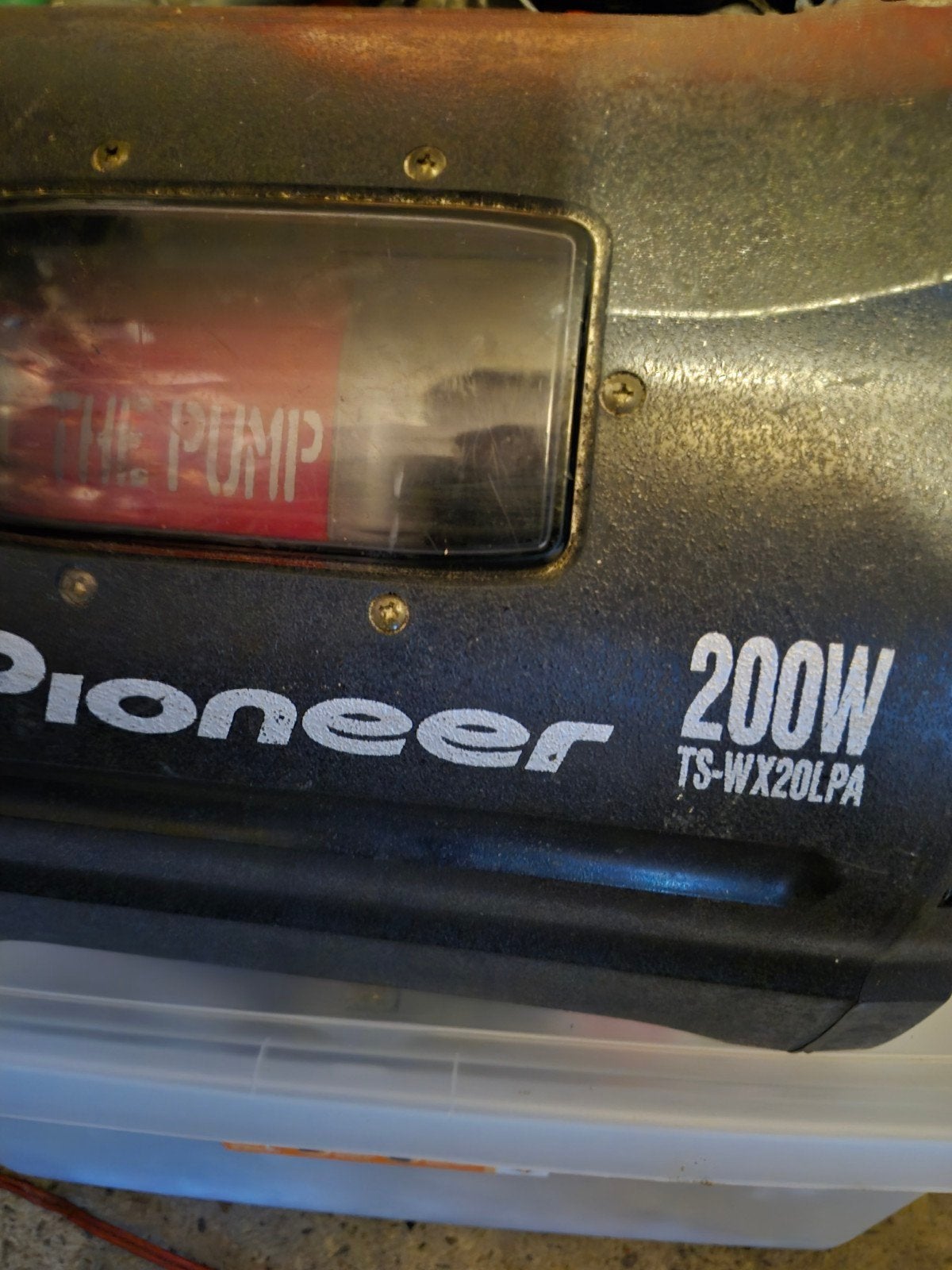 Pioneer TS-WX20LPA Subwoofer 200W, Audio, Tv en Foto, Luidsprekers, Ophalen, Gebruikt, Subwoofer