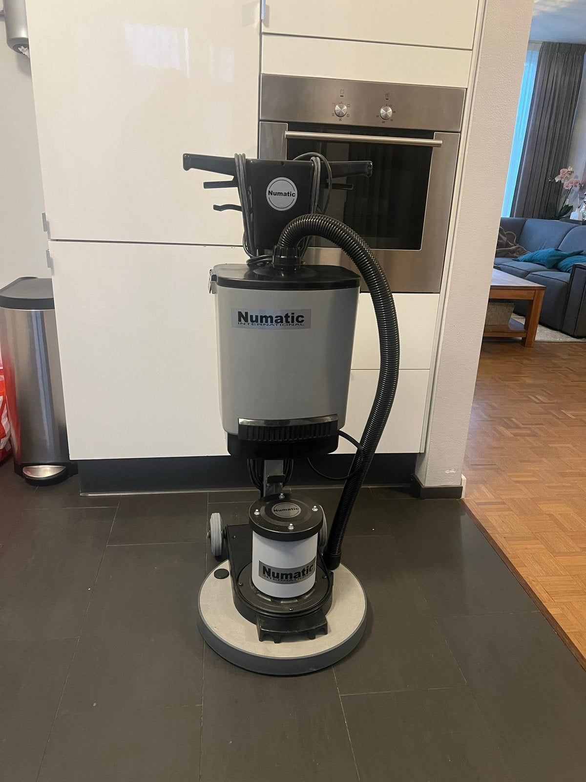 Numatic Woodboy parketschuurmachine,polijstmachine, Ophalen of Verzenden, Zo goed als nieuw, 1200 watt of meer, Overige typen