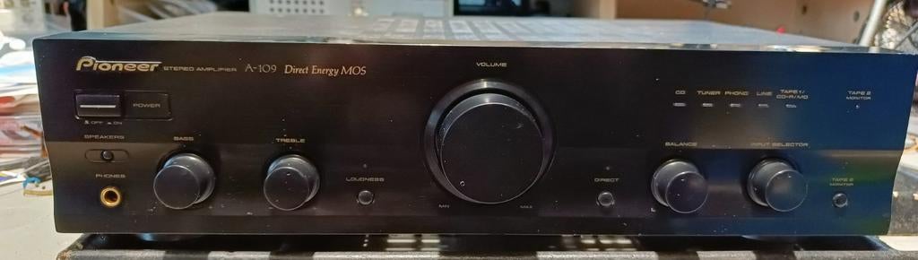 Pioneer A-109 Stereo Versterker - Direct Energy MOS, Gebruikt, Ophalen of Verzenden, Pioneer, Minder dan 60 watt