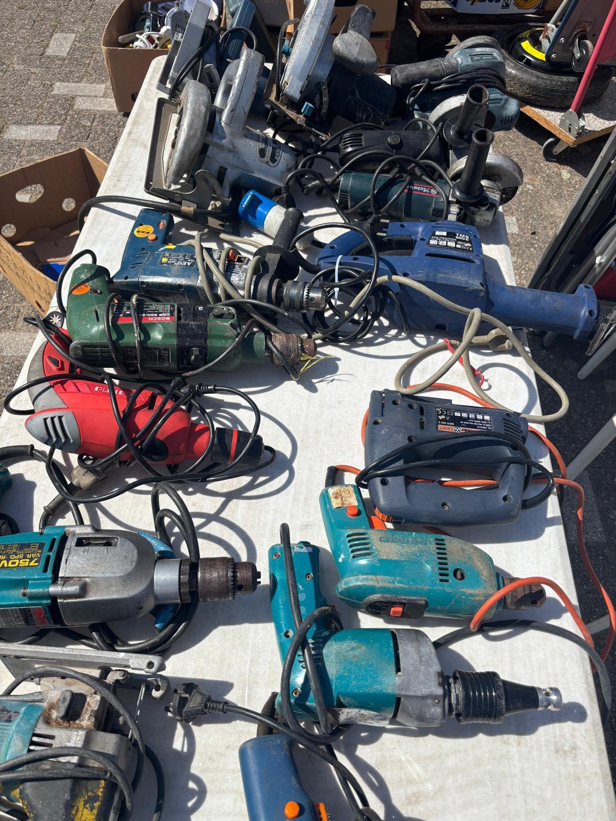 Partij Elektrisch Gereedschap – 15 stuks– Los of in één koop, Doe-het-zelf en Verbouw, Gereedschap | Handgereedschap, Ophalen of Verzenden