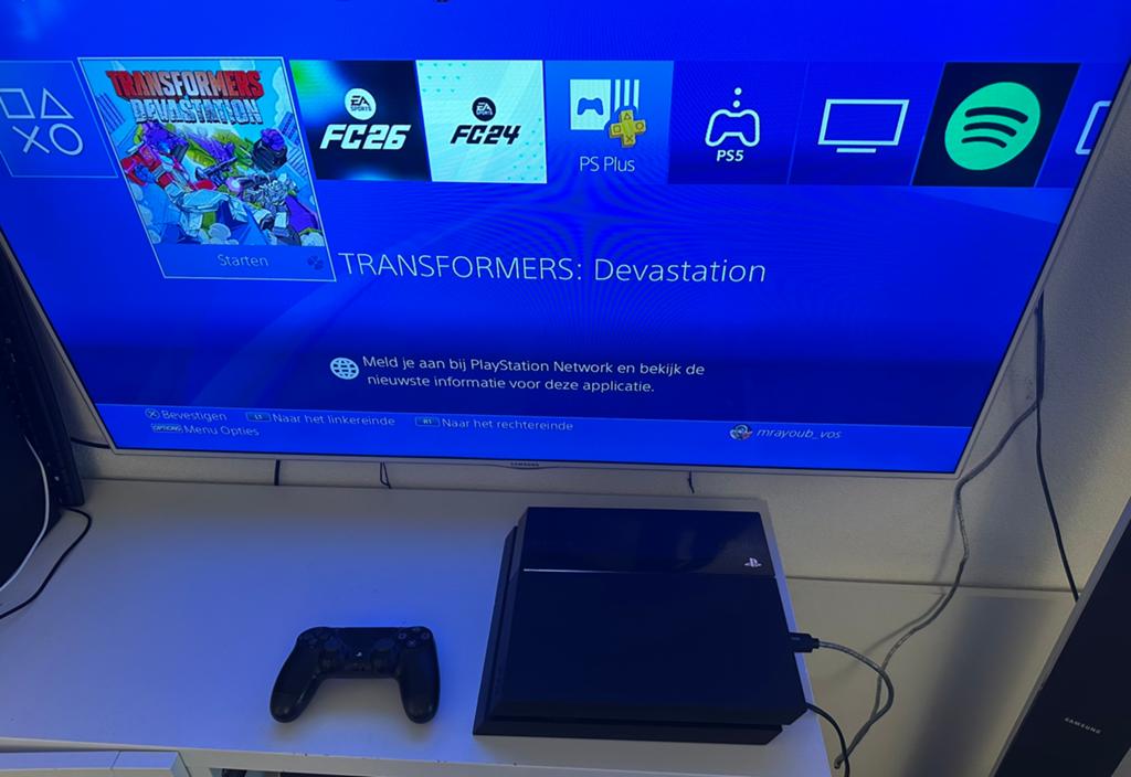 Playstation 4, Ophalen of Verzenden, Zo goed als nieuw, Met 1 controller, Original
