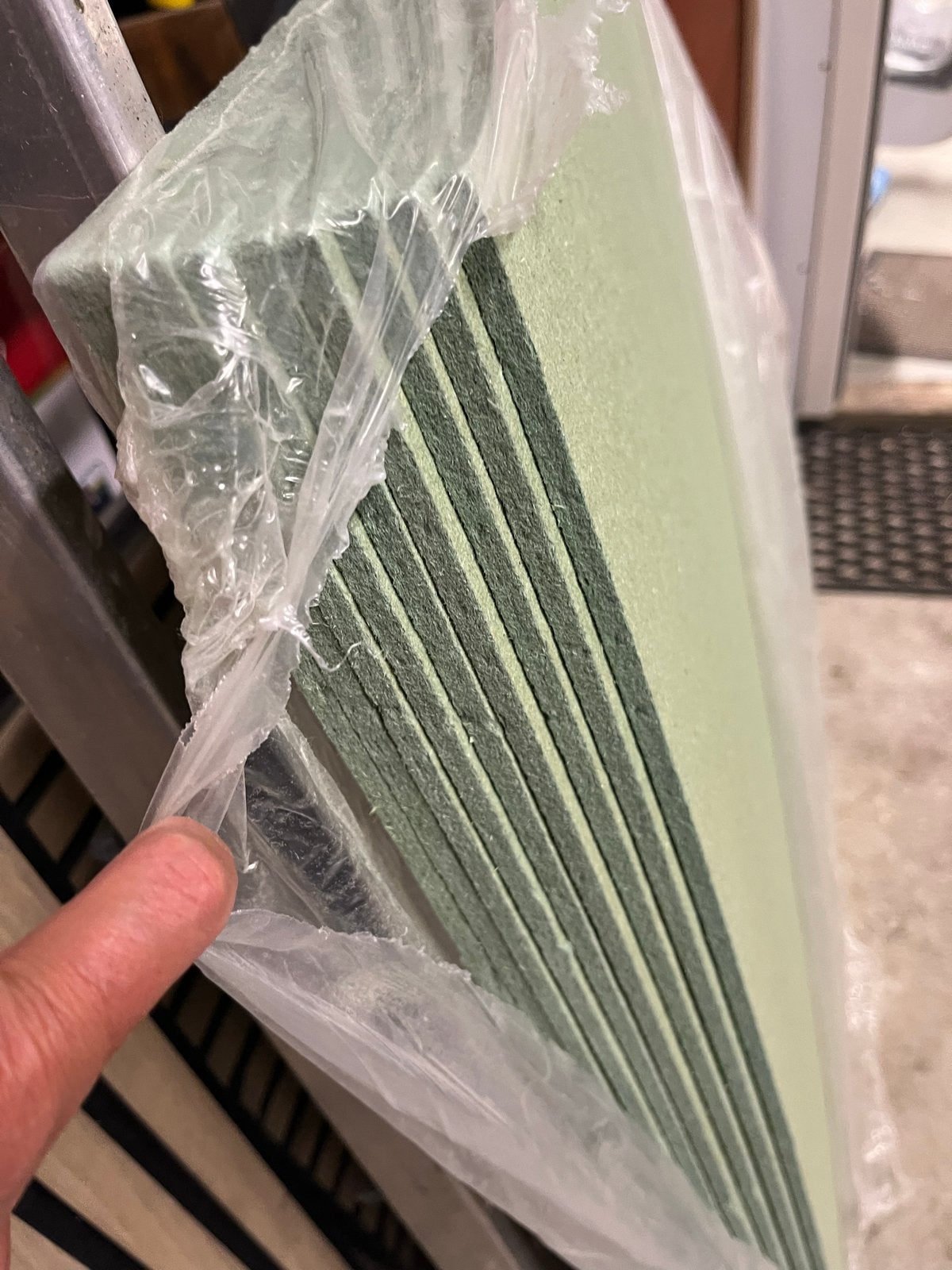 9 ongebruikte ondervloer platen van Praxis, Ophalen, Overige materialen, 30 cm of meer, 50 tot 150 cm