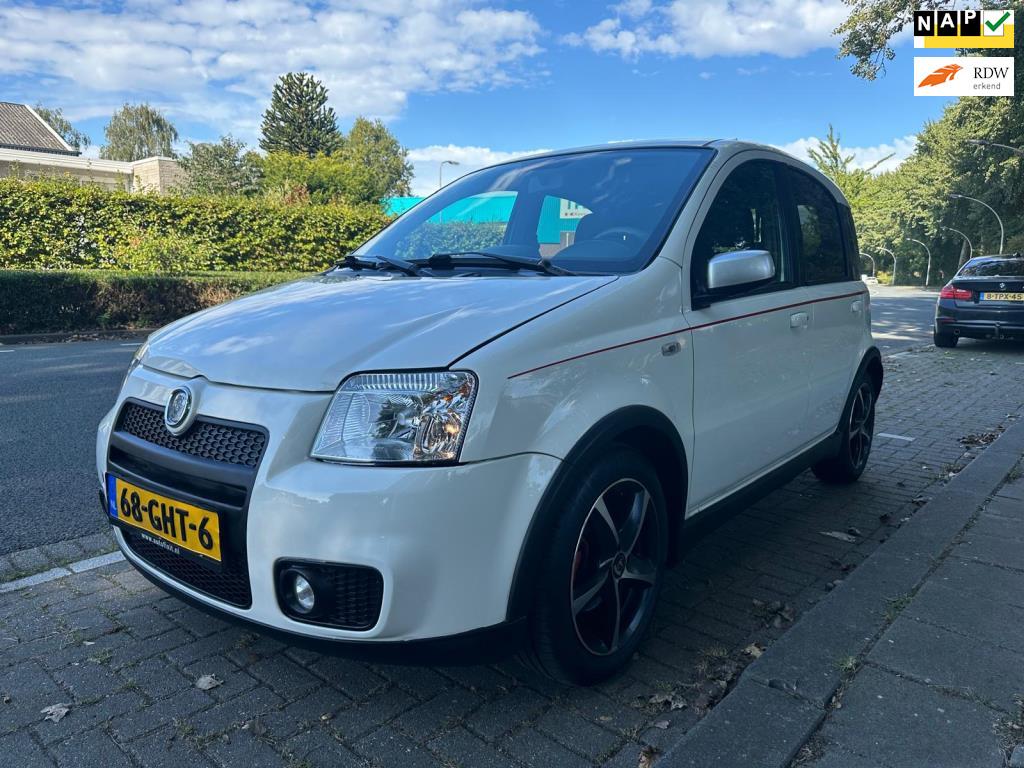 Fiat Panda 1.4 16V Sport 100hp airco ,elk ramen ,nap nieuwe, Auto's, Fiat, Voorwielaandrijving, 31 €/maand, Wit, Origineel Nederlands