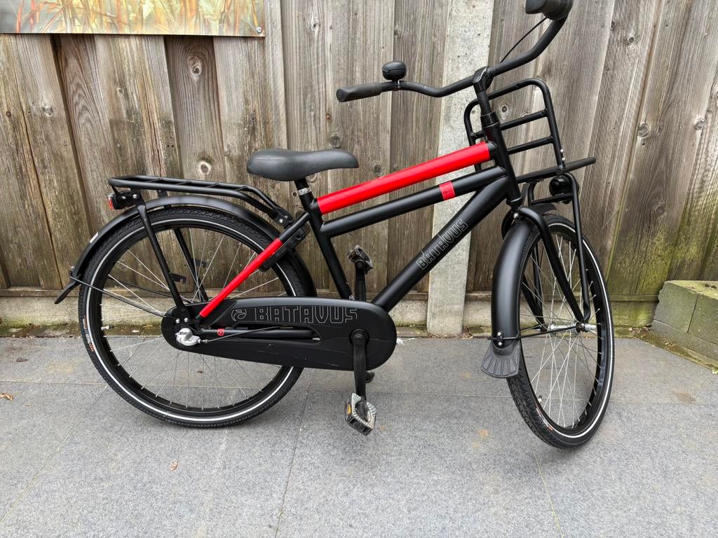 Batavus Amigo 24 zwart 3 versnellingen, Fietsen en Brommers, Fietsen | Jongens, Terugtraprem, 24 inch, Versnellingen, Ophalen of Verzenden