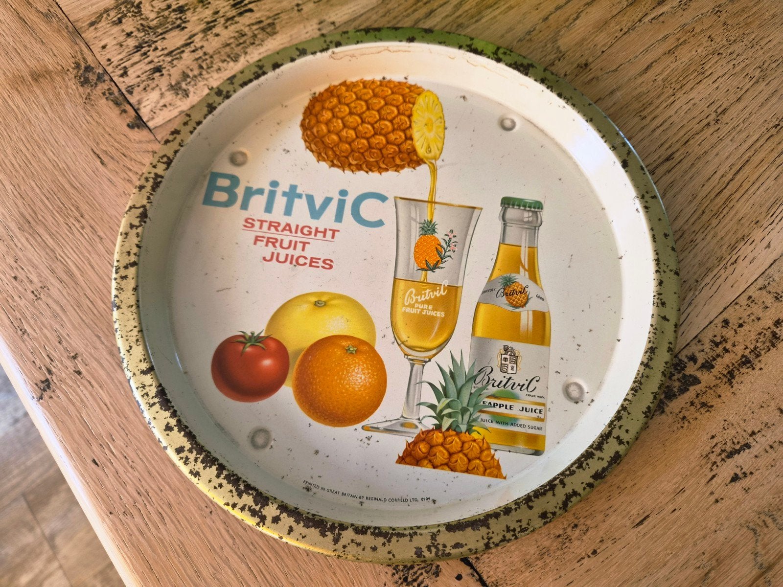 Retro dienblad met frisdrank reklame ~, Ophalen of Verzenden, Huis en Inrichting