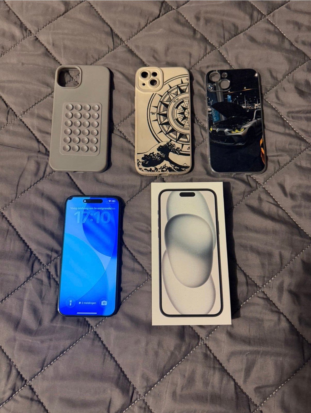 Iphone 15 plus + Apple watch 11 46mm, Telecommunicatie, Mobiele telefoons | Apple iPhone, Ophalen, 128 GB, Zwart, Zo goed als nieuw