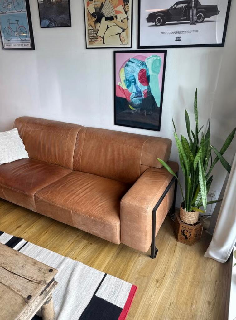 Bonanza Design Bank, Gebruikt, Driepersoons, 75 tot 100 cm, Ophalen of Verzenden