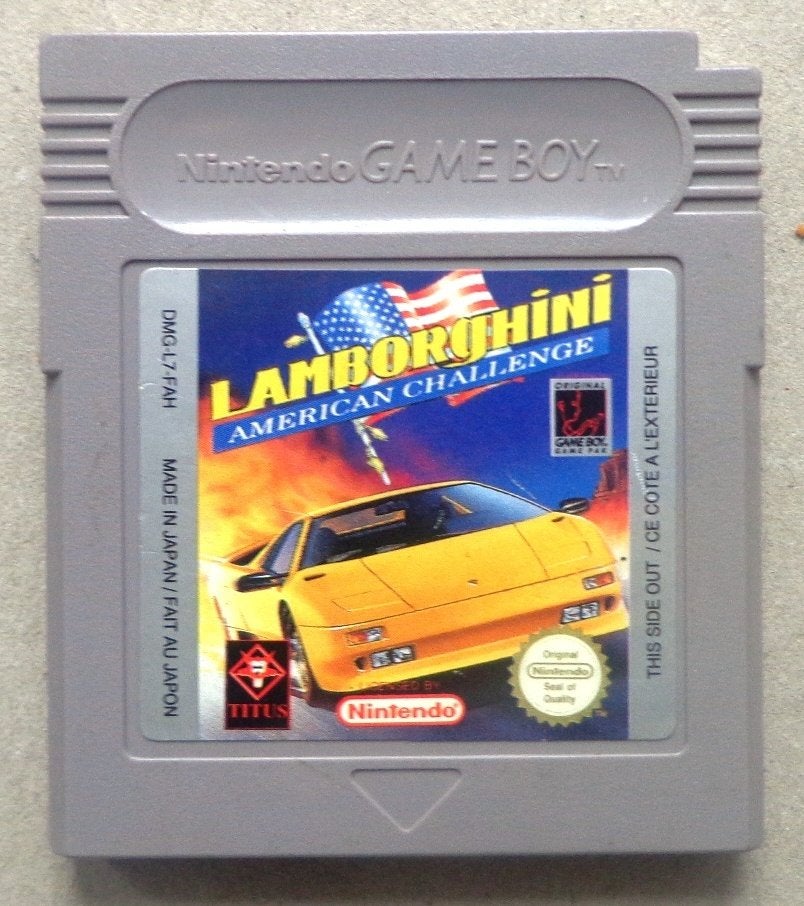 Lamborghini American Challenge voor de Nintendo Gameboy, Spelcomputers en Games, Games | Nintendo Game Boy, Gebruikt, 1 speler