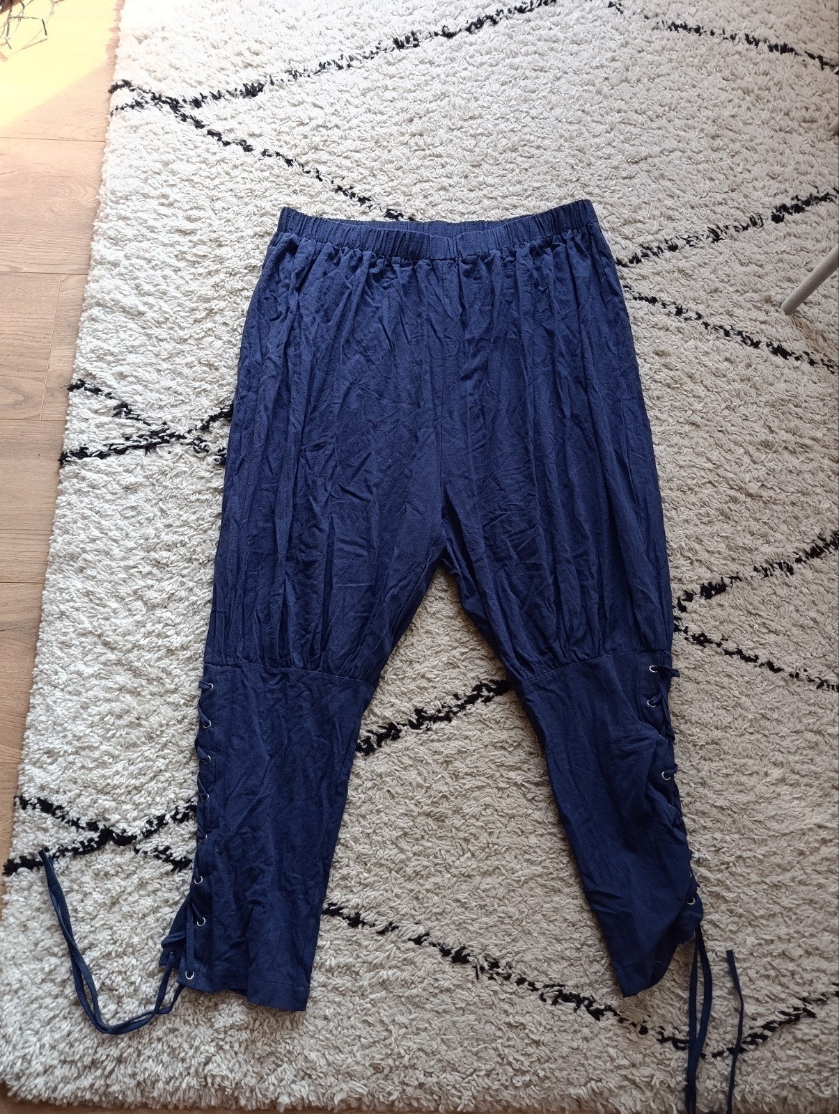 Donkerblauwe Renaissance Broek - Maat L, Ophalen of Verzenden, Zo goed als nieuw, Onderkleding