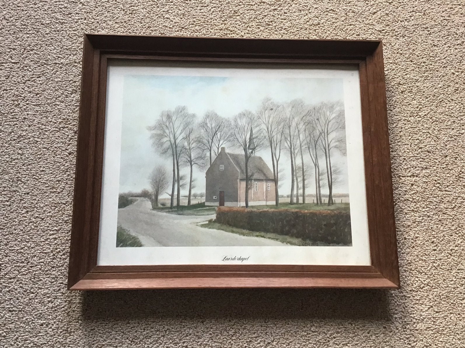 Kapel Sint Sebastiaan  Laar bij Weert, Ophalen