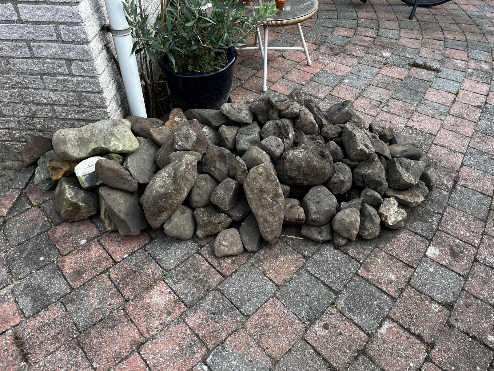 Sierstenen tuin gratis, Tuin en Terras, Ophalen, Zo goed als nieuw