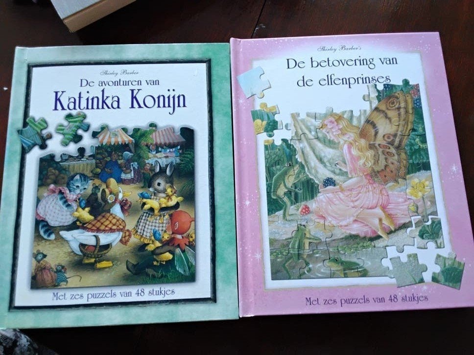 2 kinder boeken met elk 6 leg puzzels Shirley Barber NIEUW!, Boeken, Ophalen of Verzenden, Nieuw