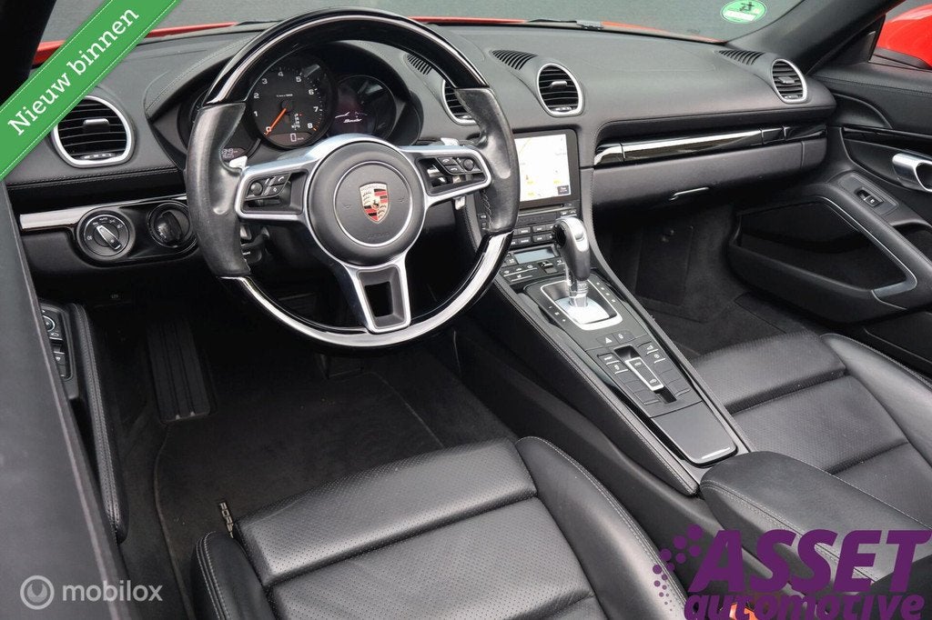 Porsche 718 Boxster 2.0 PDK 300pk elektr sportstoelen | 20", Auto's, Porsche, Automaat, Achterwielaandrijving, Gebruikt, 4 cilinders