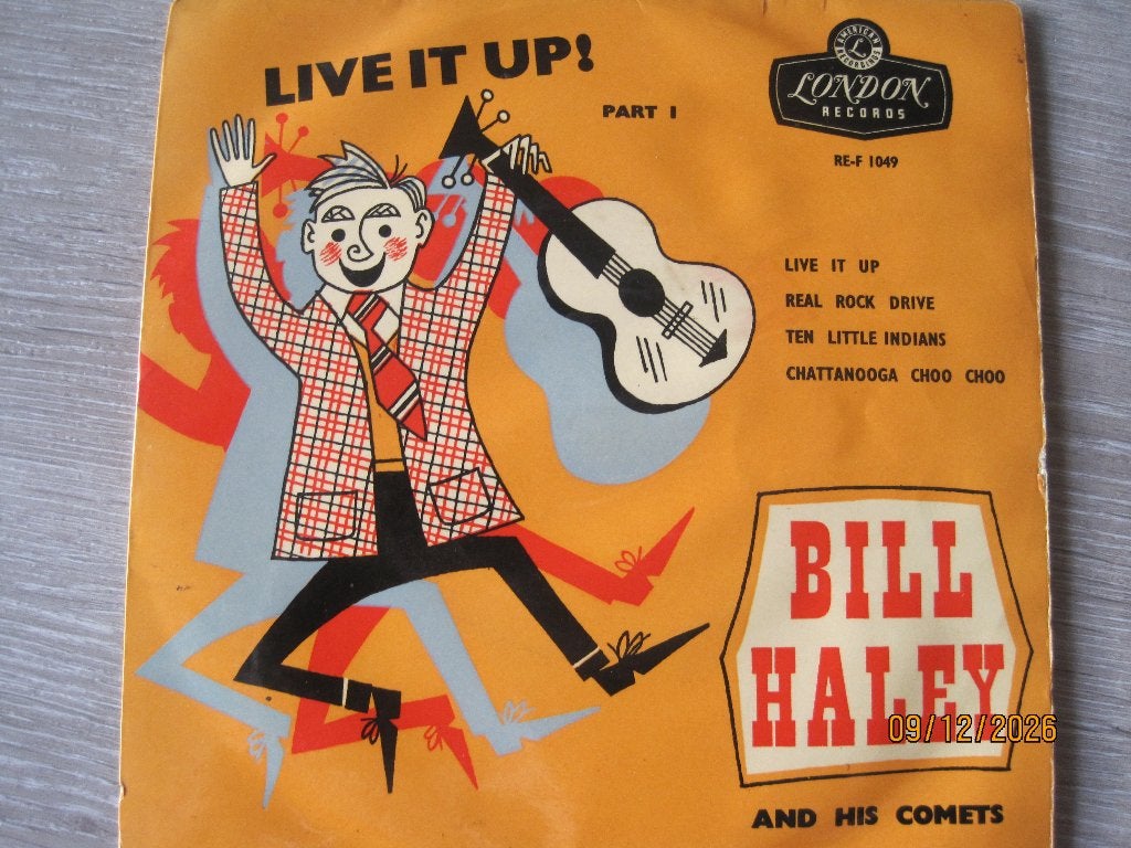 Bill Haley   -  Live it up, EP, 7 inch, Ophalen of Verzenden, Zo goed als nieuw