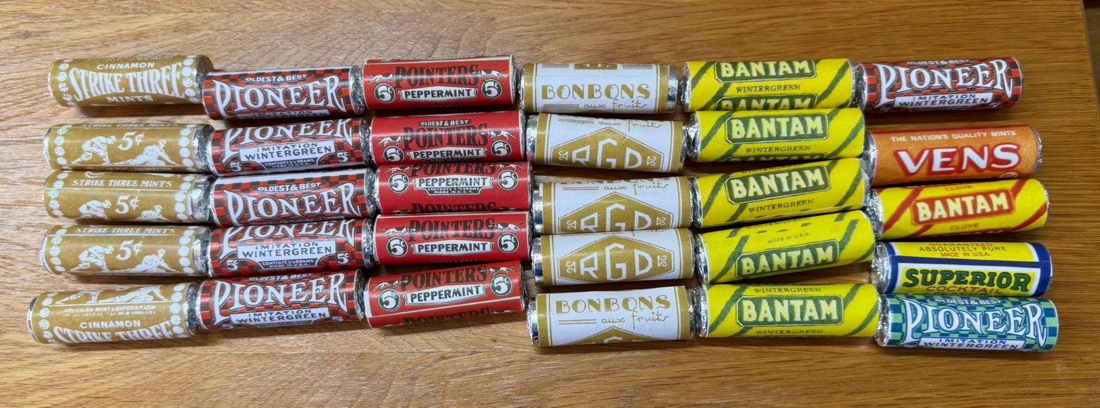 Snoeprolletjes voor slotmachine met snoep vendor, Ophalen of Verzenden, Gebruikt