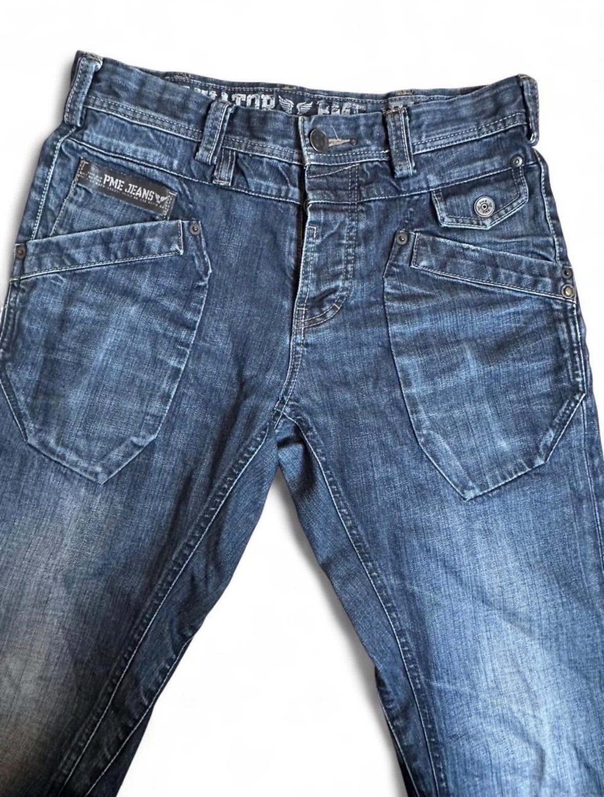 PME Legend Aviator Jeans W30 L32 Straight Leg Blauw, Kleding | Heren, Spijkerbroeken en Jeans, Ophalen of Verzenden, Gedragen