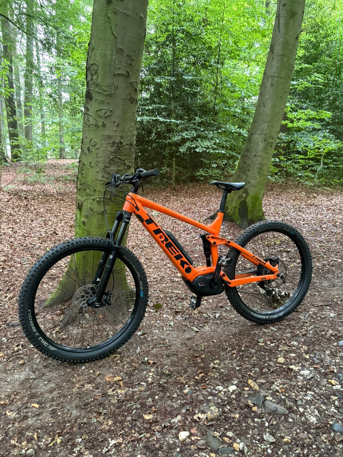 E-mtb trek full-suspension, Fietsen en Brommers, Fietsen | Mountainbikes en ATB, Fully, Ophalen, Zo goed als nieuw, Trek