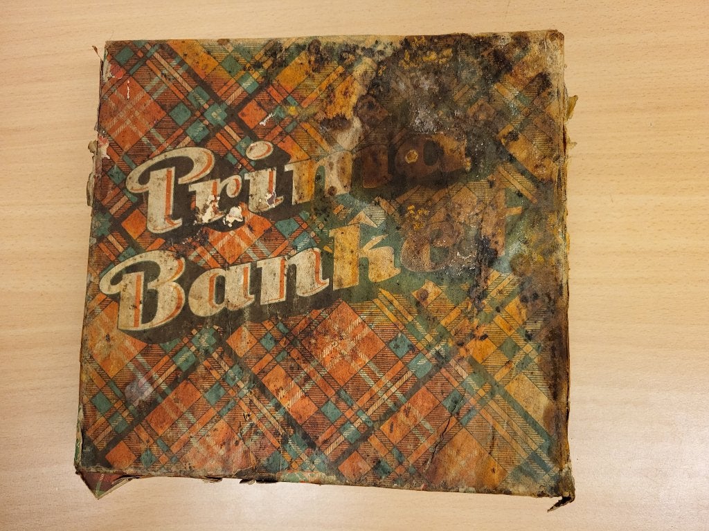 Blik.     Oudje.           Smarius tilburg., Ophalen of Verzenden, Gebruikt, Koek(jes), Overige merken