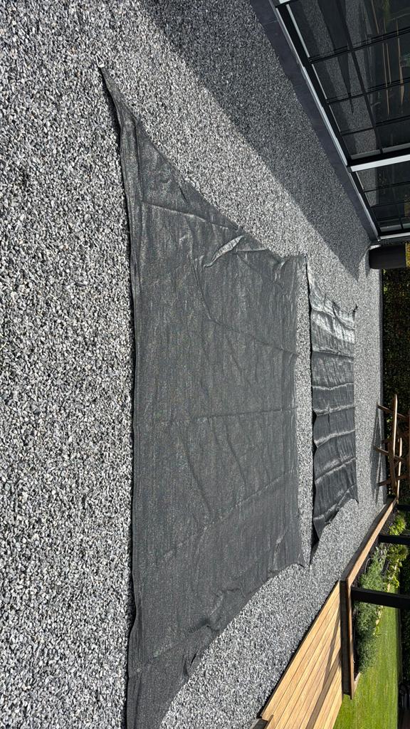 2 zwarte Schaduwdoeken, Tuin en Terras, Ophalen of Verzenden, Gebruikt