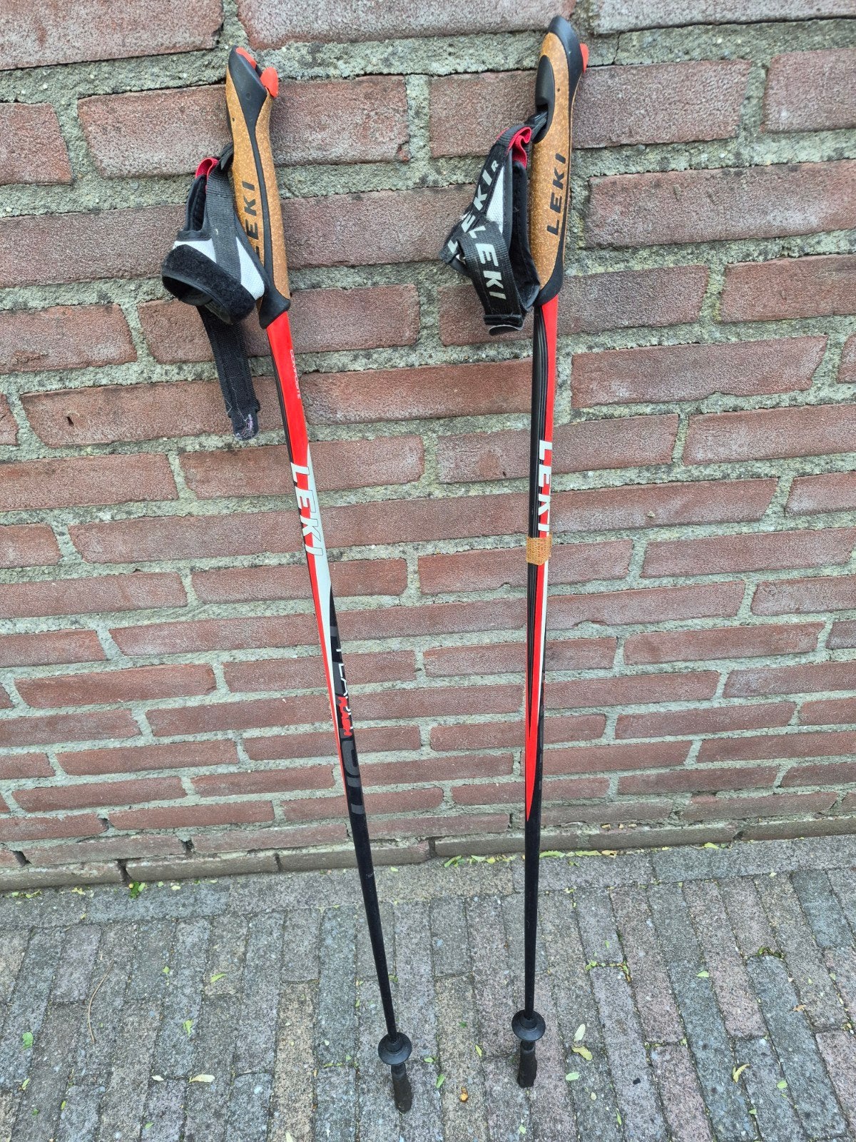 Leki wandelstoken Gebruikt, goede staat, Overige merken, Gebruikt, Stokken, 100 tot 140 cm