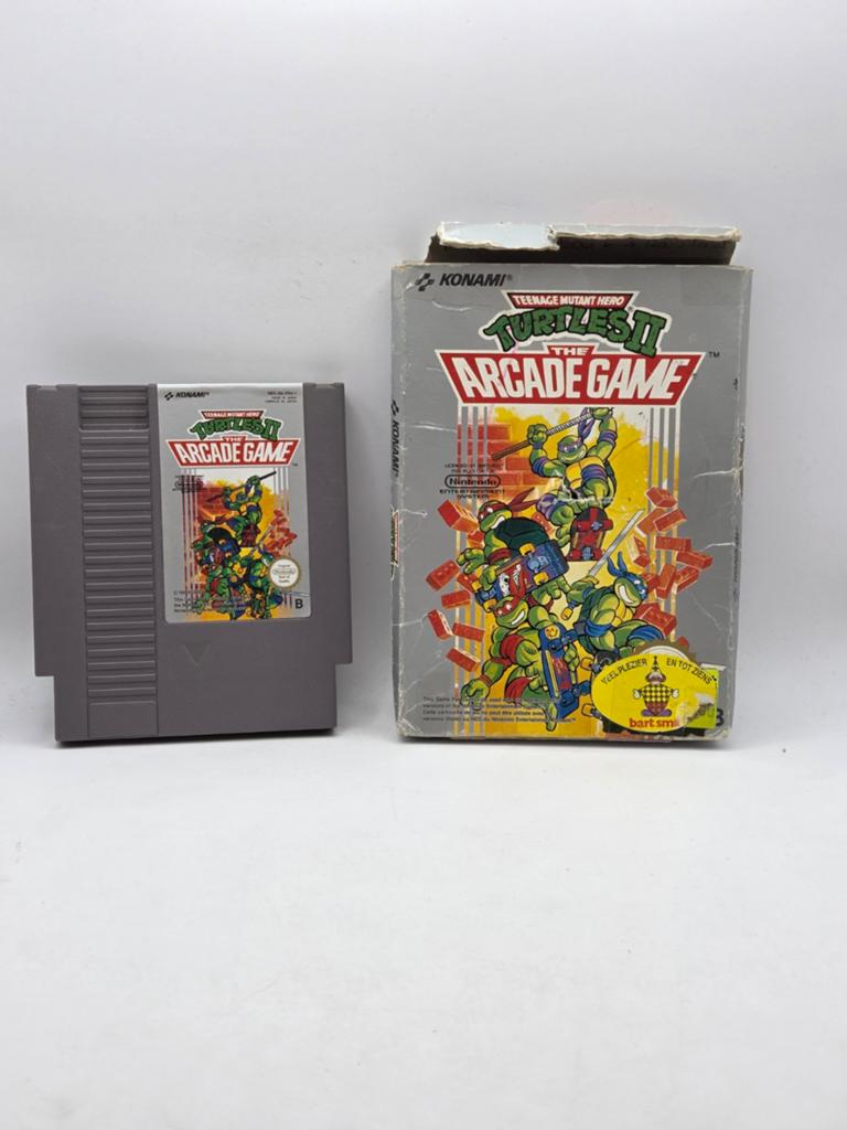 Teenage Mutant Hero Turtles II CIB NES, Spelcomputers en Games, Games | Nintendo NES, Avontuur en Actie, Gebruikt, 1 speler, Onbekend