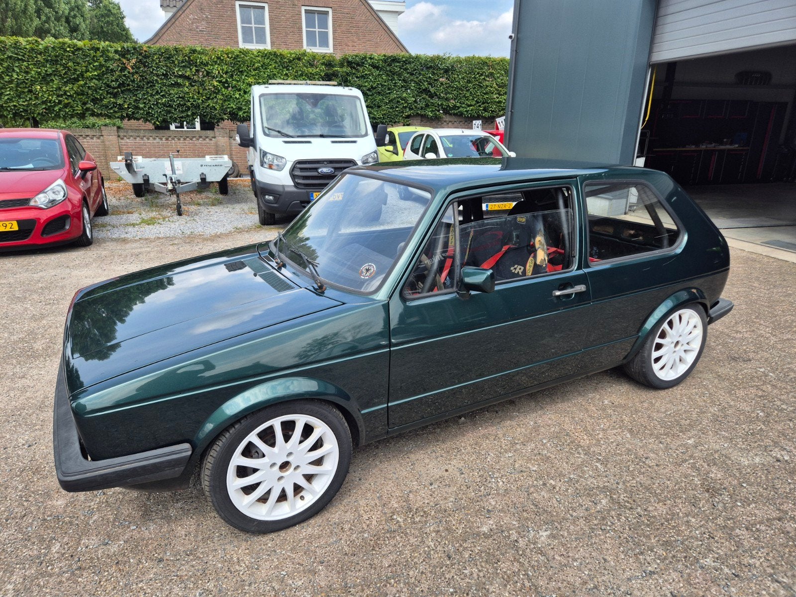 Volkswagen Golf 1.8 GTI 1977 Groen metallic, Auto's, 1457 cc, 4 cilinders, 764 kg, Origineel Nederlands