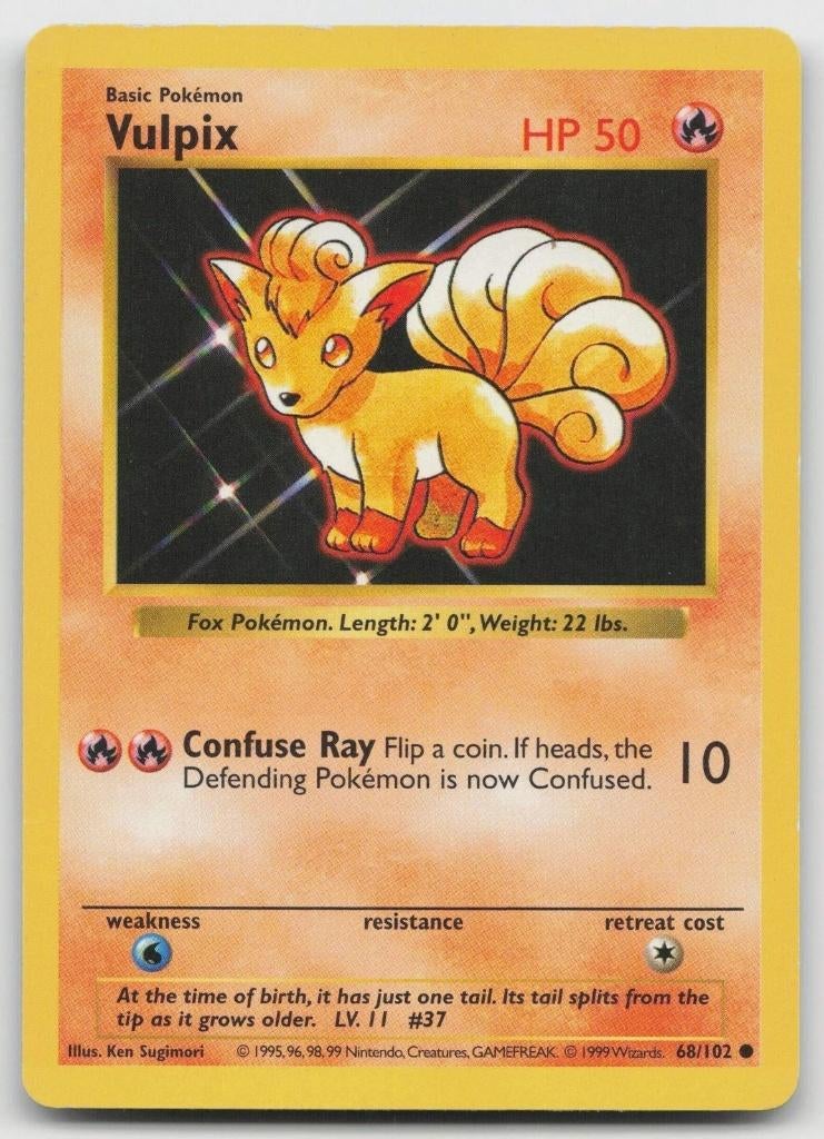 K20   Vulpix    BS 068/102   Common Normal, Ophalen of Verzenden, Nieuw, Losse kaart