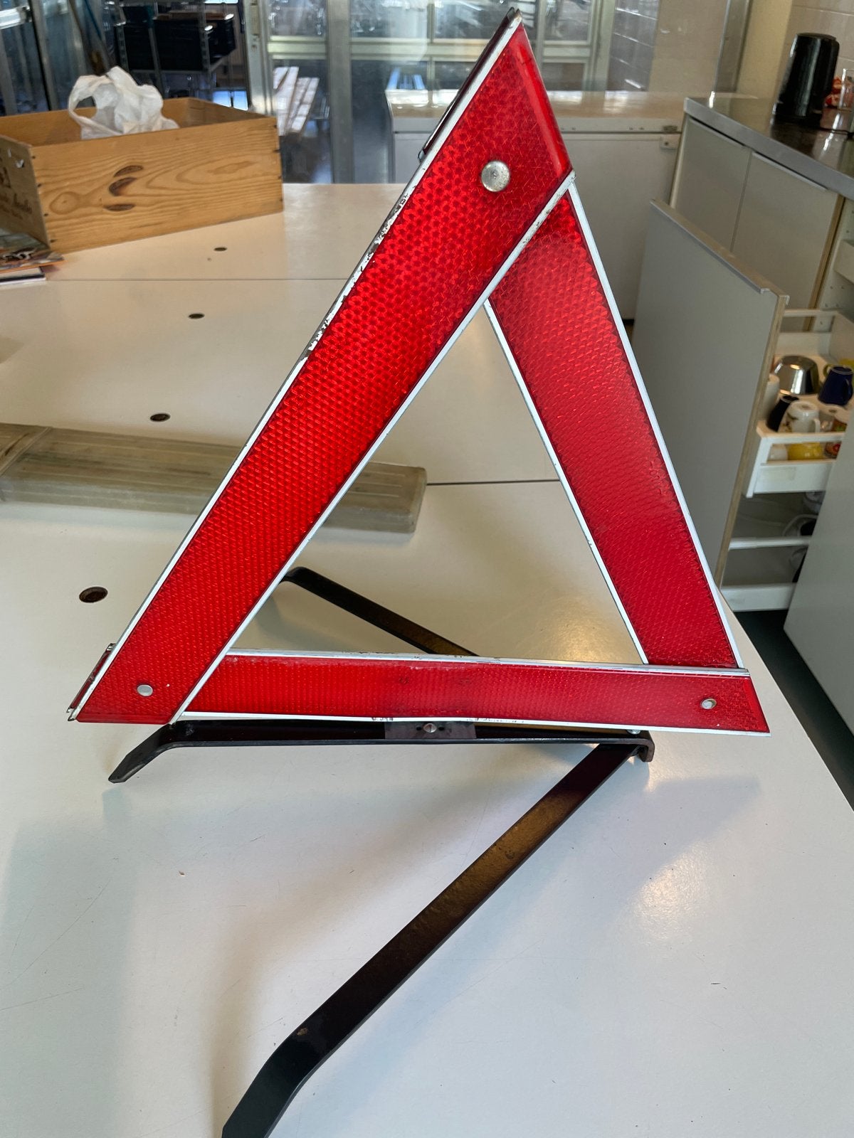 Volkswagen Transporter T4 gevarendriehoek., Ophalen, Gebruikt