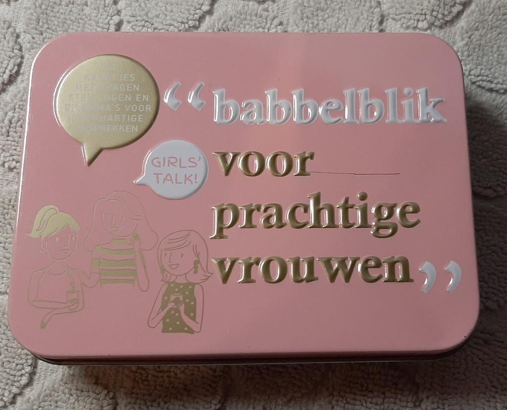 Babbelblik voor prachtige vrouwen - Girl Talk, Vijf spelers of meer, Ophalen of Verzenden, Nieuw, Hema