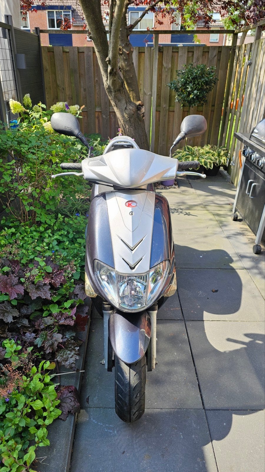 Kymco Vitality 4T 50 scooter met accessoires, Ophalen, Gebruikt, Maximaal 45 km/u, Benzine