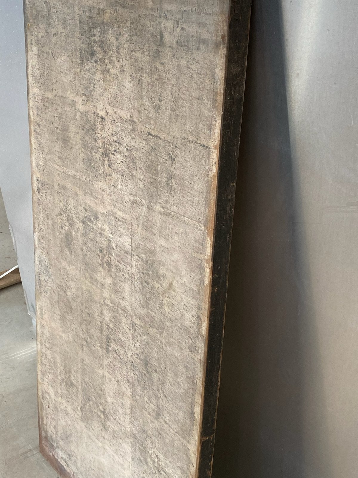Steenschotten geperst tropisch hardhout 140x70x5 cm