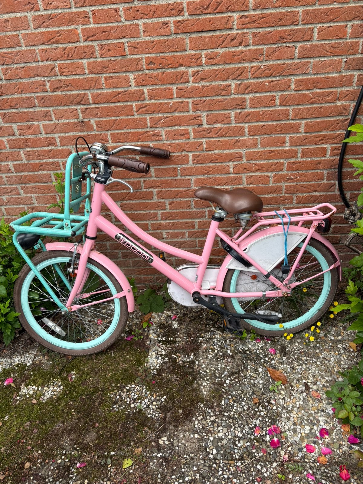 Popal meisjesfiets 20 inch, Ophalen, Gebruikt, Terugtraprem, 20 inch