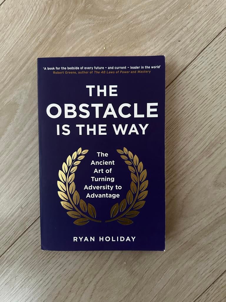 The Obstacle Is The Way - Ryan Holiday (Paperback), Boeken, Overige Boeken, Gelezen, Ophalen of Verzenden