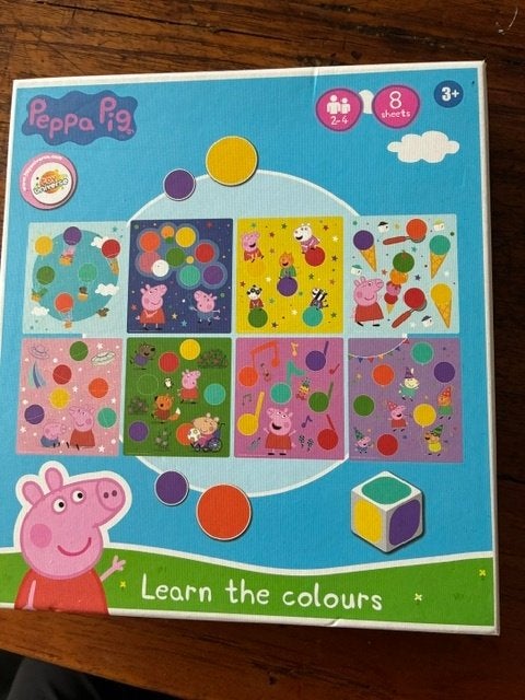 Peppa Pig spel met kleuren, Ophalen, Zo goed als nieuw