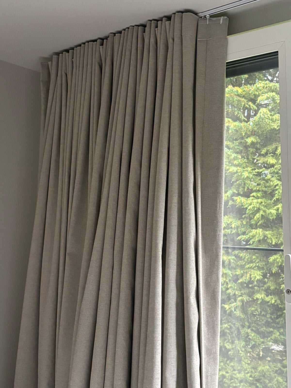 Gordijn Marga Naturel, Ophalen, Kwantum, 480 cm, Nieuw