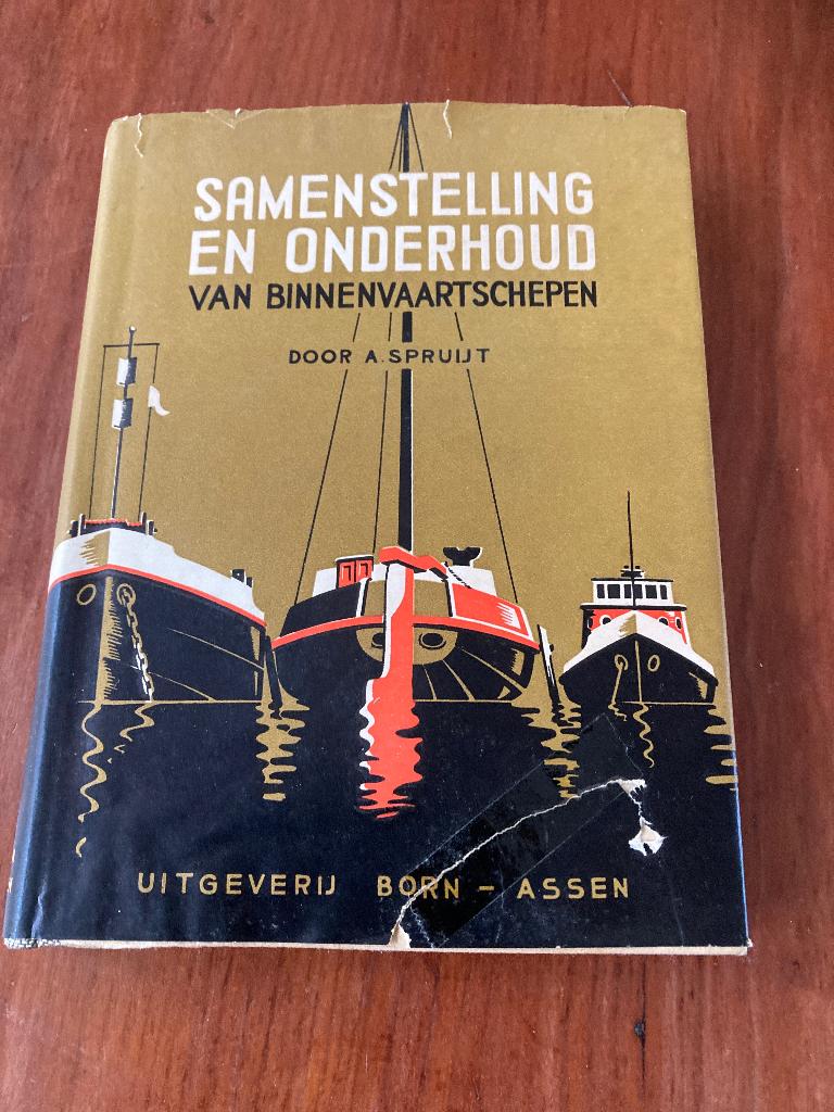 Boek oude binnenvaartschepen, Ophalen of Verzenden, Gebruikt, Boek of Tijdschrift