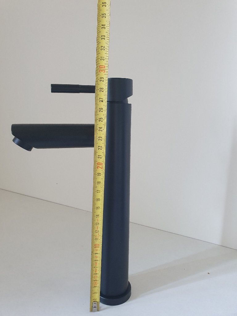Waskom Kraan Wastafelkraan ZWART design badkamer mengkraan, Doe-het-zelf en Verbouw, Sanitair, Ophalen of Verzenden, Nieuw, Rvs