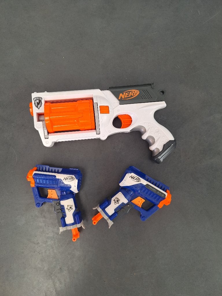Nerf guns, Kinderen en Baby's, Speelgoed | Buiten | Actiespeelgoed, Ophalen, Gebruikt