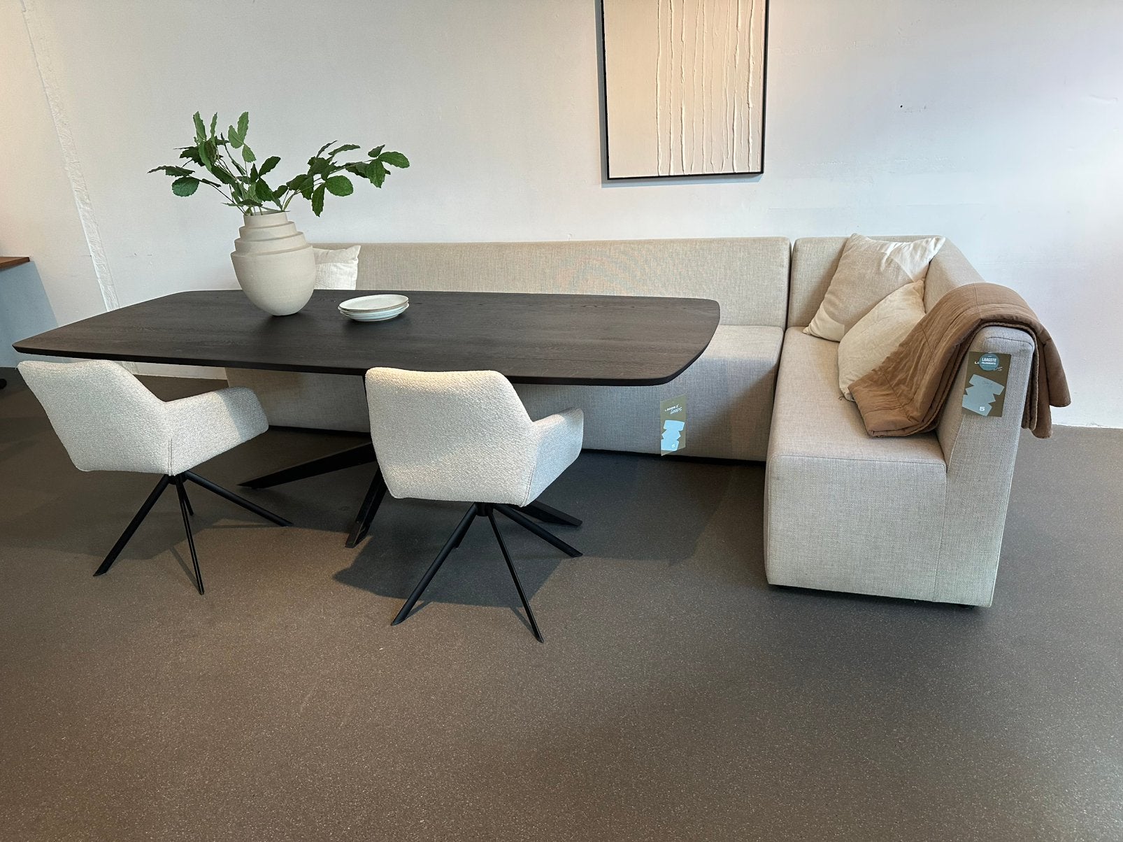Eetkamerbank liam 332x150, Huis en Inrichting, Stoelen, Ophalen of Verzenden, Nieuw, Stof, Eén