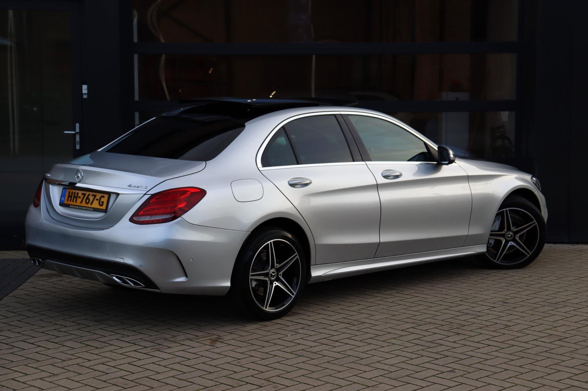 Mercedes-Benz C-klasse 400 4MATIC Prestige | Pano | Elektris, Auto's, Dealer onderhouden, Euro 6, 2996 cc, Bedrijf