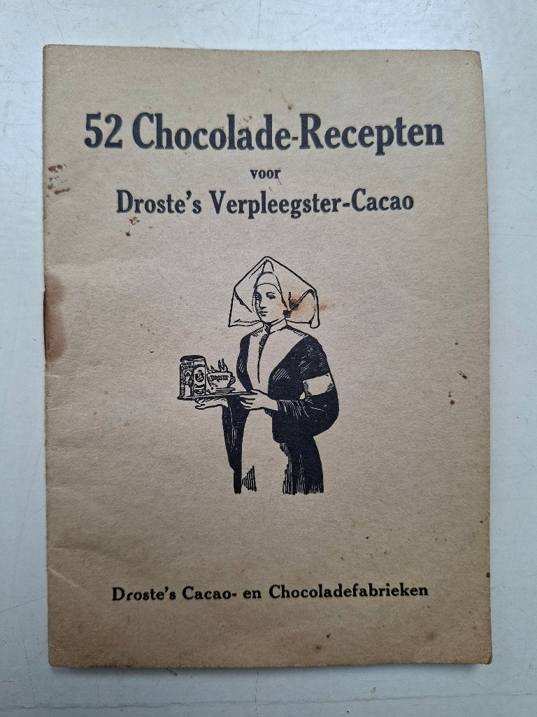 52 Chocolade-Recepten voor Droste's Verpleegster-Cacao, Ophalen of Verzenden, Gebruikt, Overige typen