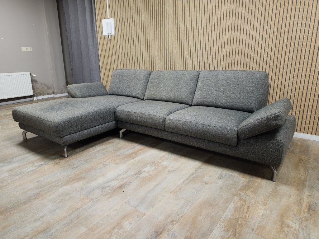 Mooi Taupe Bruin Hoekbank, Huis en Inrichting, Banken | Bankstellen, Gebruikt, Hoekbank, Hoekbank, Ophalen of Verzenden