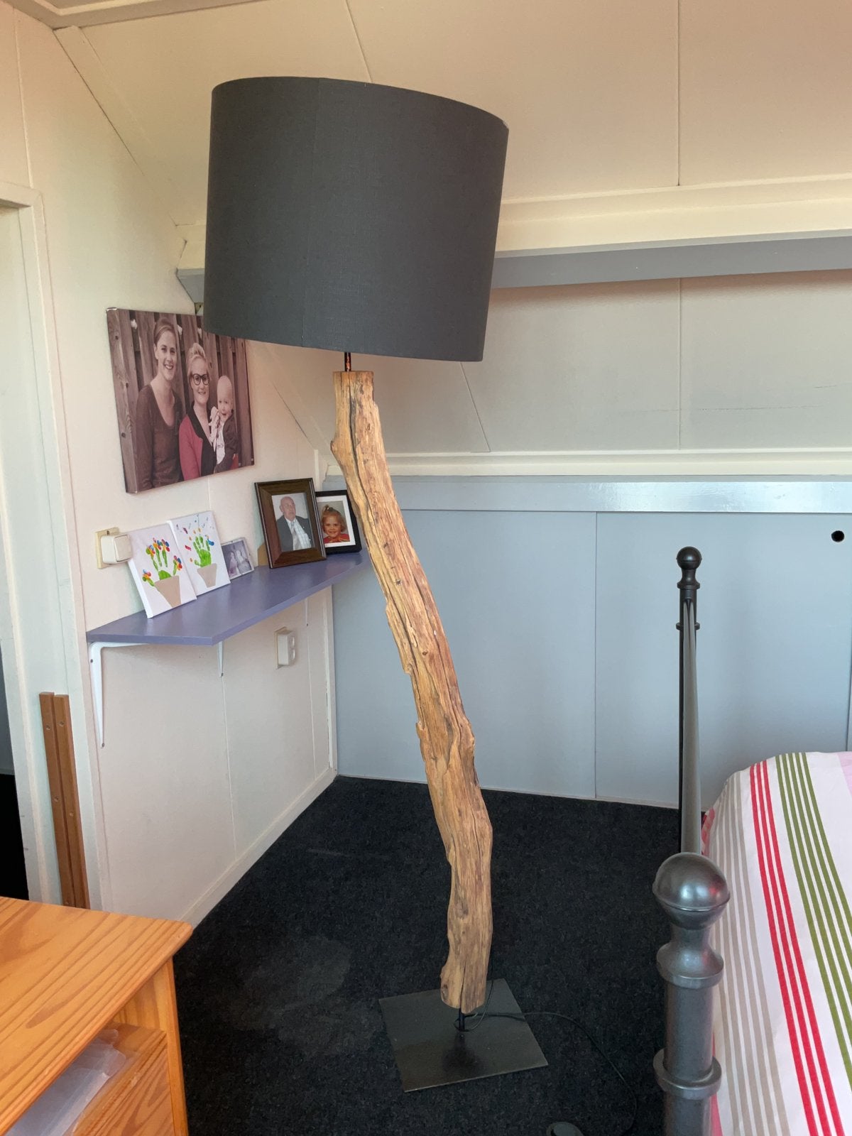 Staande schemer lamp, Huis en Inrichting, Ophalen, Zo goed als nieuw, 150 tot 200 cm
