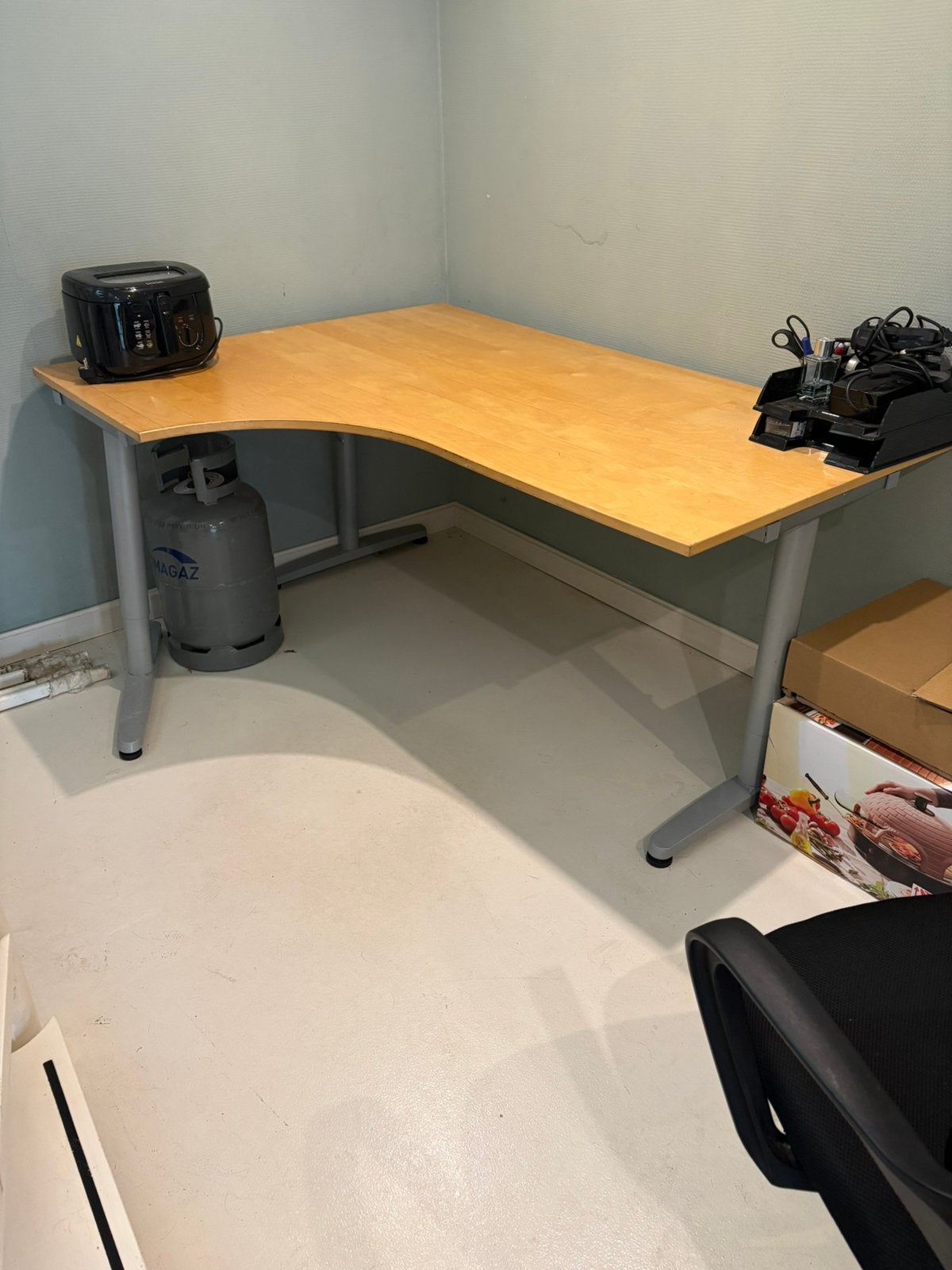 Bureau, Huis en Inrichting, Bureaus, Ophalen, 160 cm, Gebruikt, 120 cm