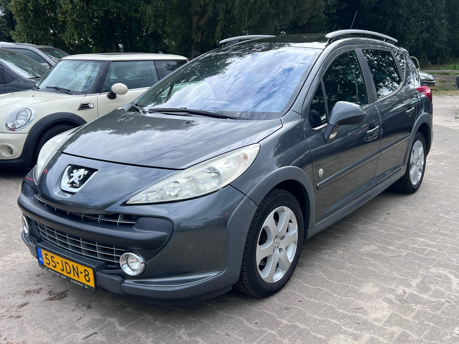 Peugeot 207 1.6 16V SW Outdoor 2009 204.685km  Grijs, 4 cilinders, 1110 kg, Origineel Nederlands, Handgeschakeld