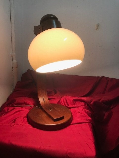 Vintage / Retro verlichting jaren '60 / '70 tafellamp, Huis en Inrichting, Gebruikt, Vintage /  Retro / Space Age, Minder dan 50 cm
