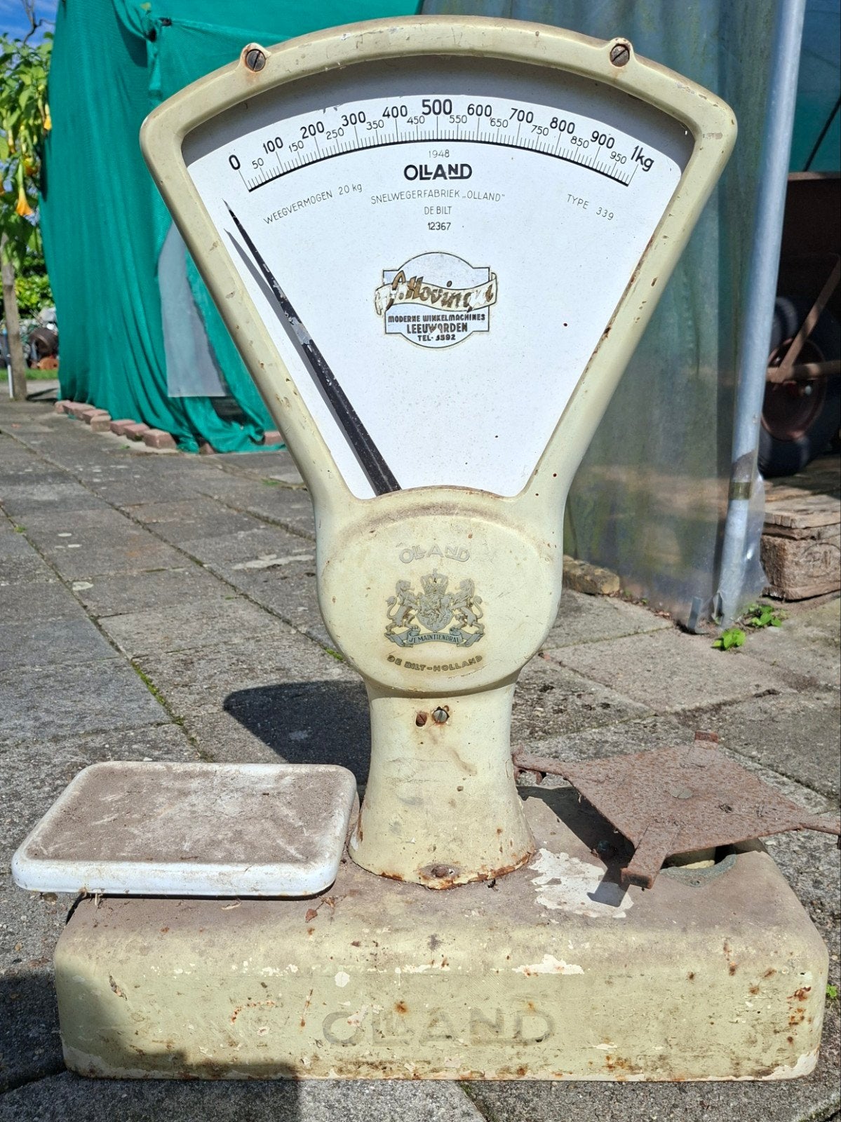 Ollando weegschaal, Ophalen, Niet werkend, Winkelweegschaal, Minder dan 10 kg