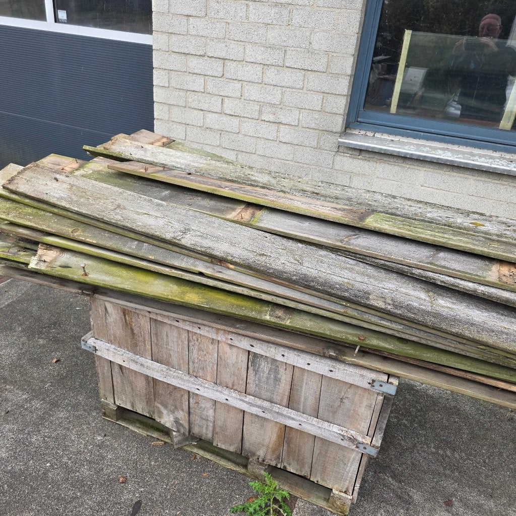 aantal geimpregneerde houten delen / planken van tuinscherm, Ophalen, Gebruikt, 200 cm of meer, 150 tot 200 cm