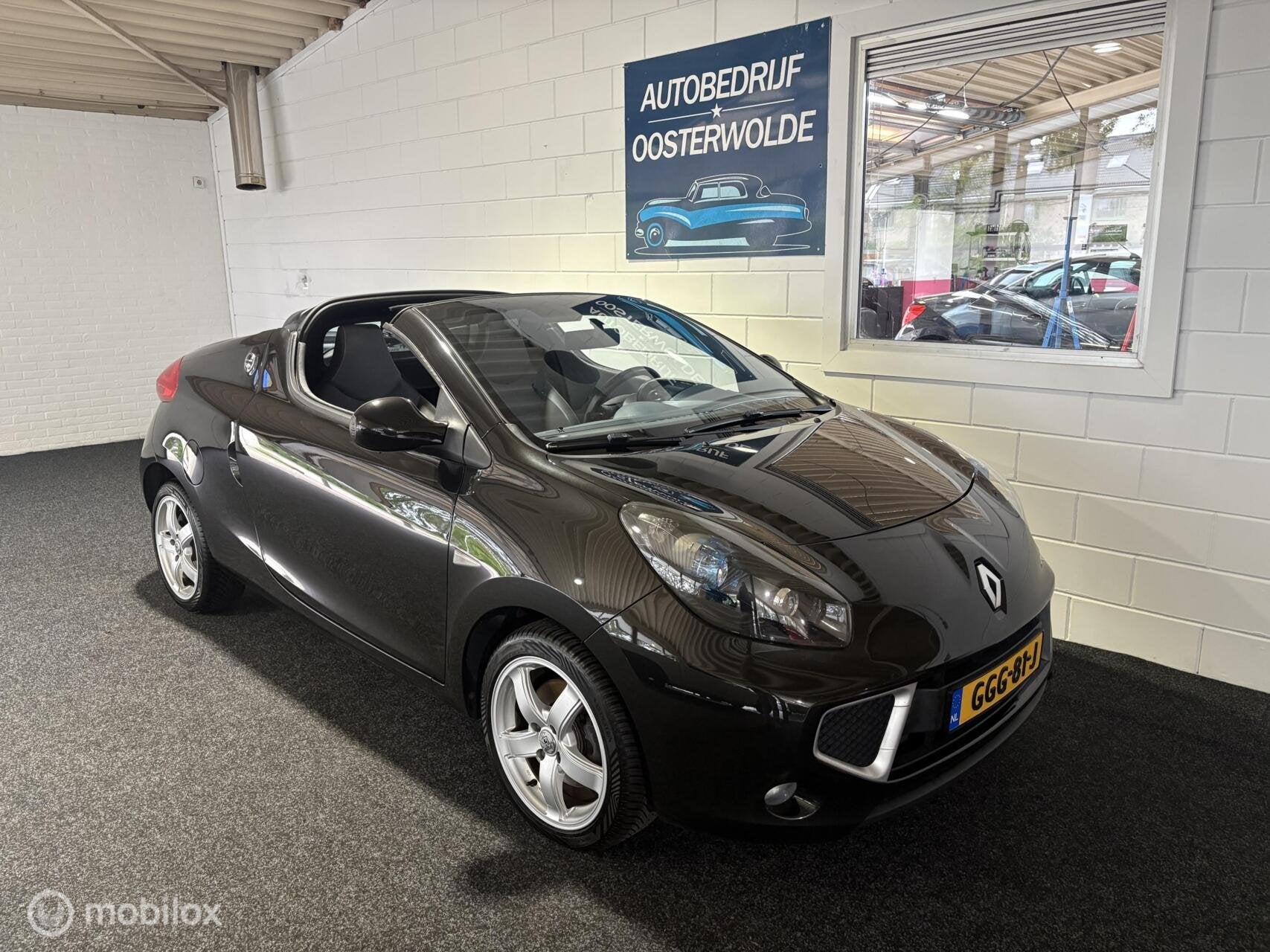 Renault Wind 1.2 TCE Dynamique Apk - Cabrio - Volledig Onder, Auto's, Voorwielaandrijving, Euro 5, Gebruikt, Zwart